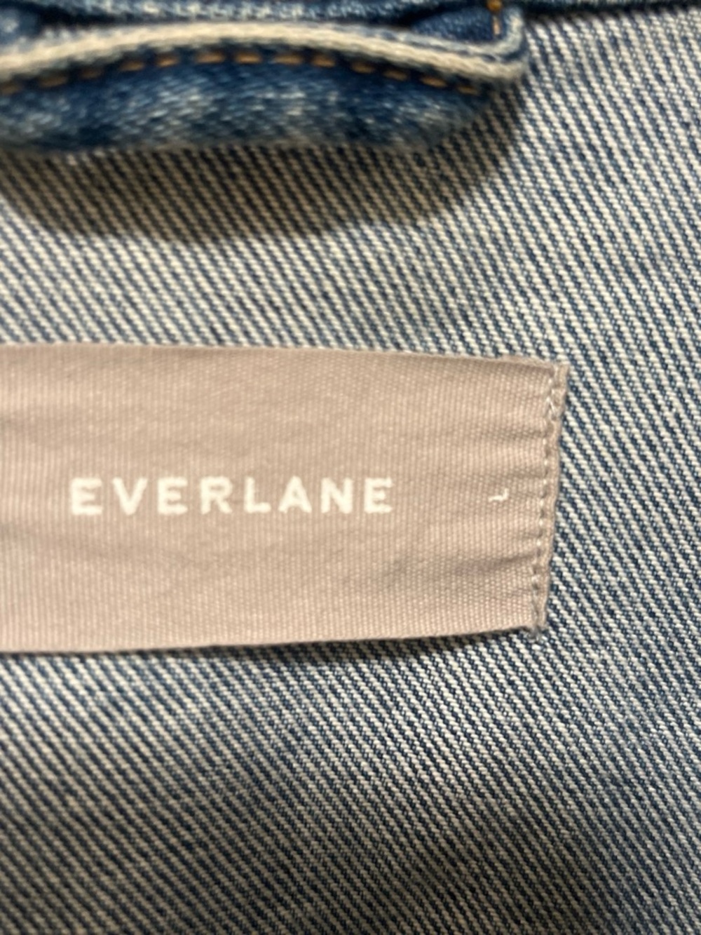 Everlane Light Blue Denim Jacket - Picture 3 of 7